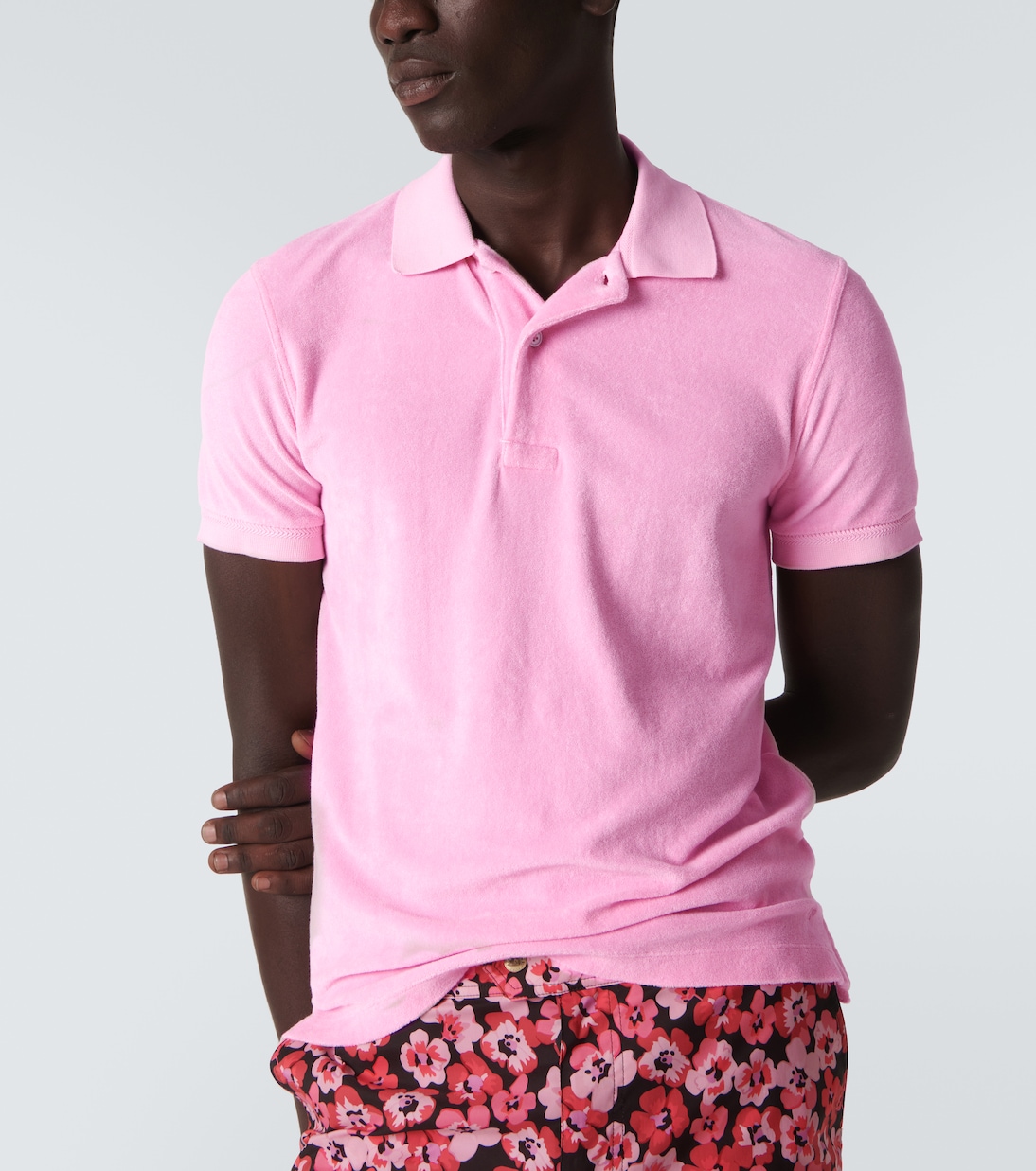 Polo en rizo de mezcla de algodón | Tom Ford