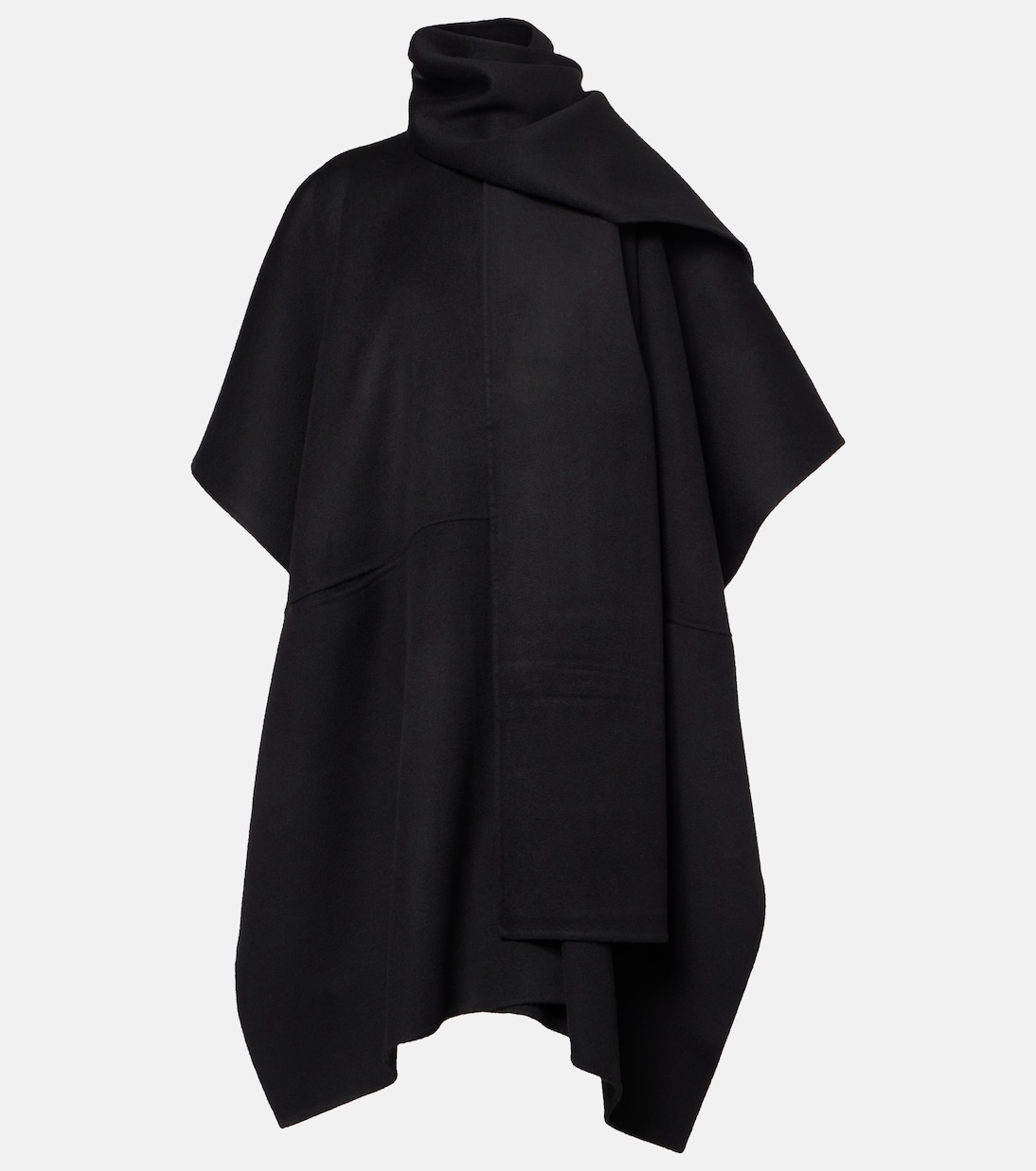 Cappotto Doublé in lana con sciarpa | Toteme