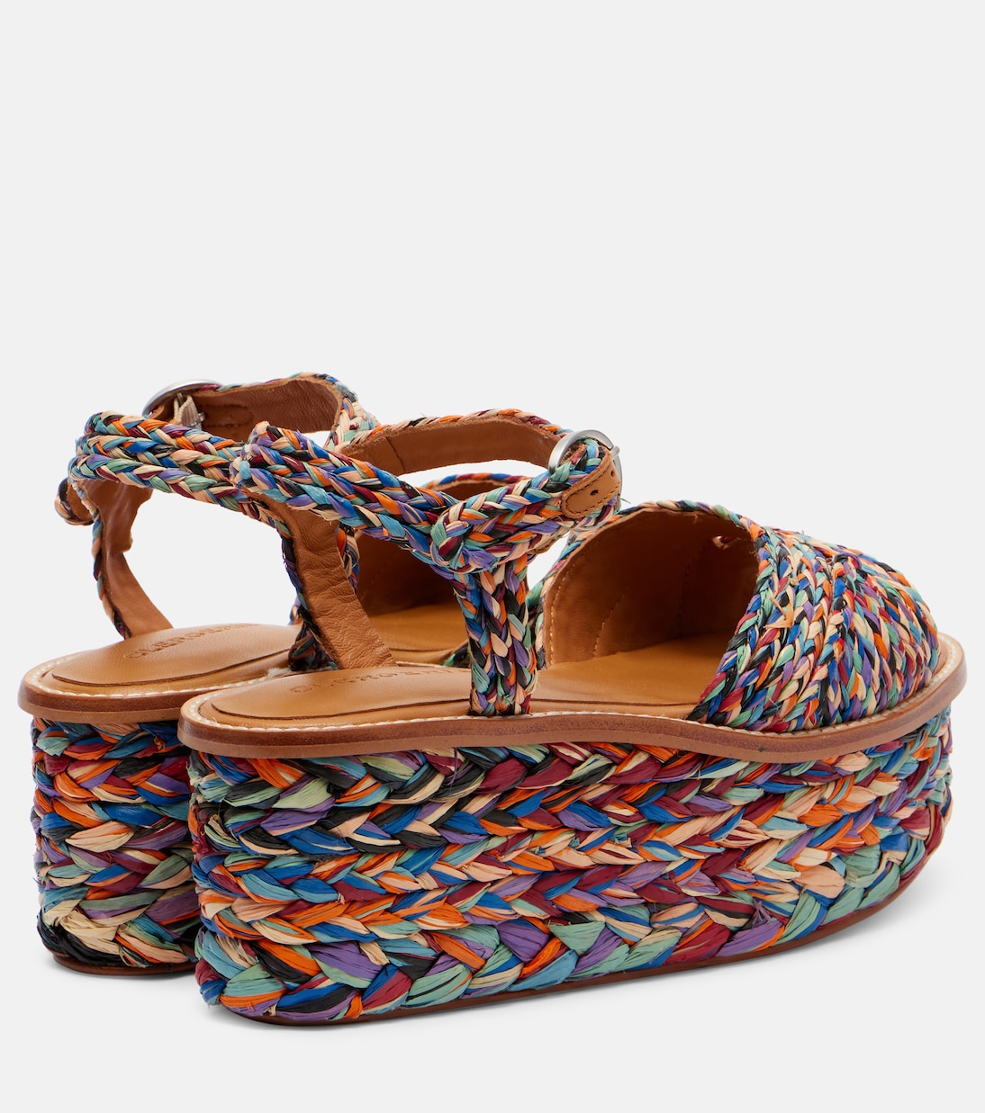 Arty raffia platform sandals | Clergerie
