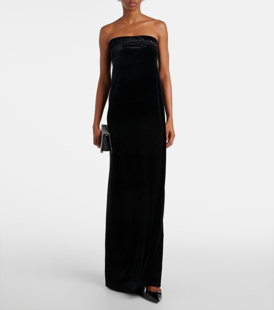 Robe aus Samt | Norma Kamali