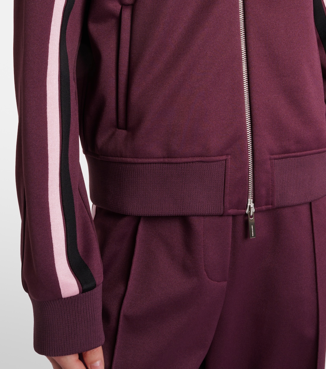 Chaqueta deportiva de jersey a rayas | Ferragamo