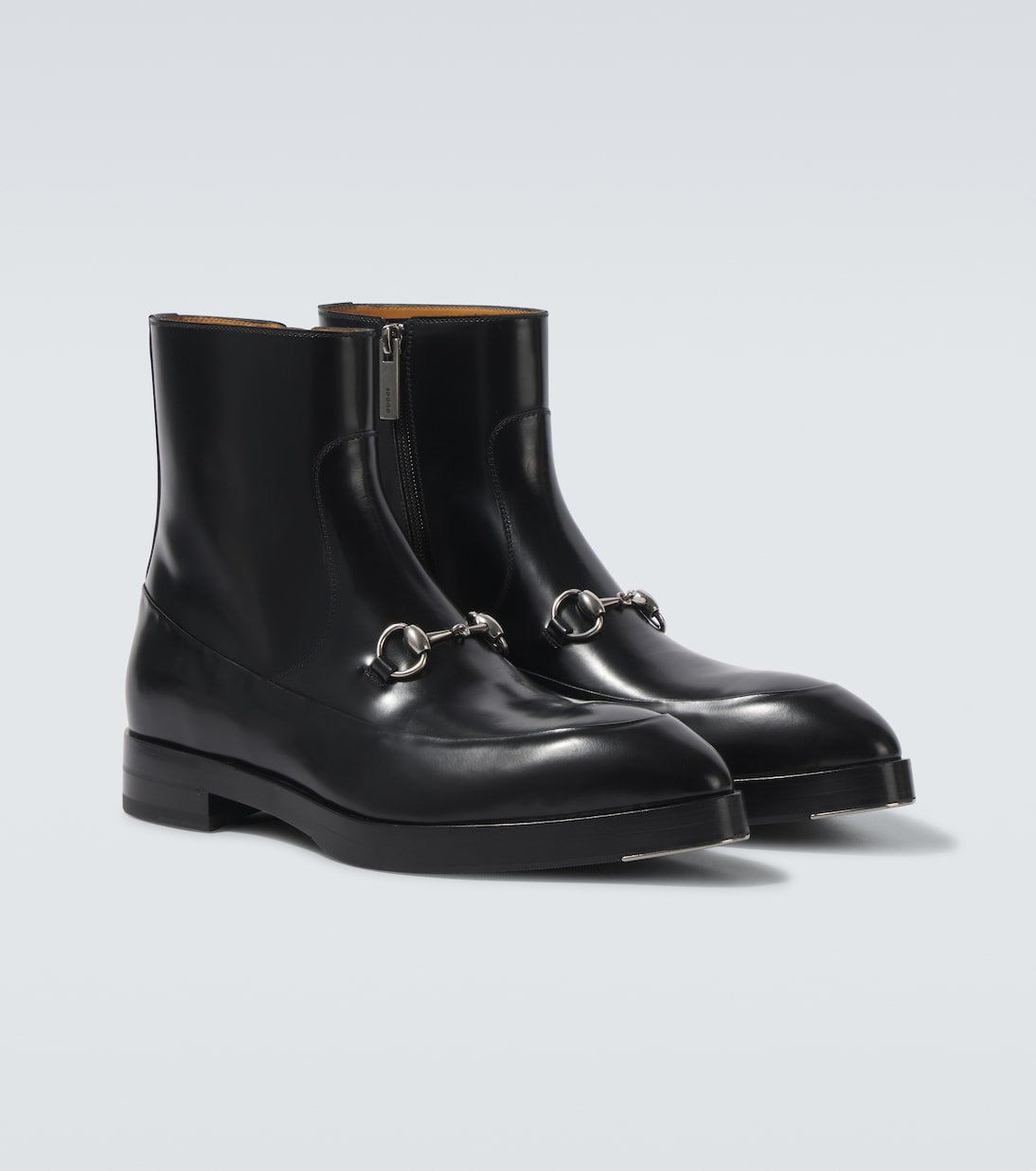 Ankle Boots Horsebit aus Leder | Gucci