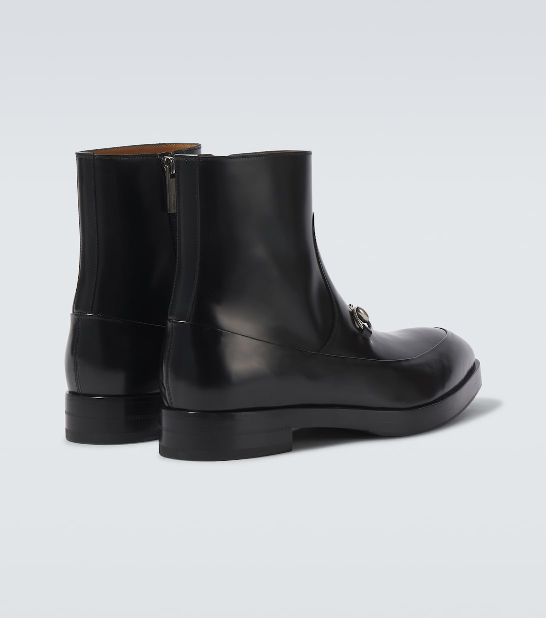 Ankle Boots Horsebit aus Leder | Gucci