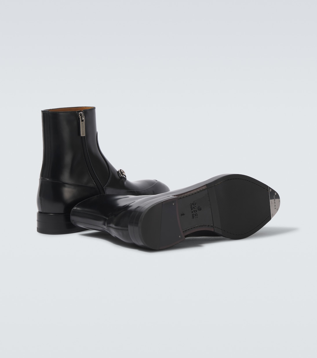 Ankle Boots Horsebit aus Leder | Gucci