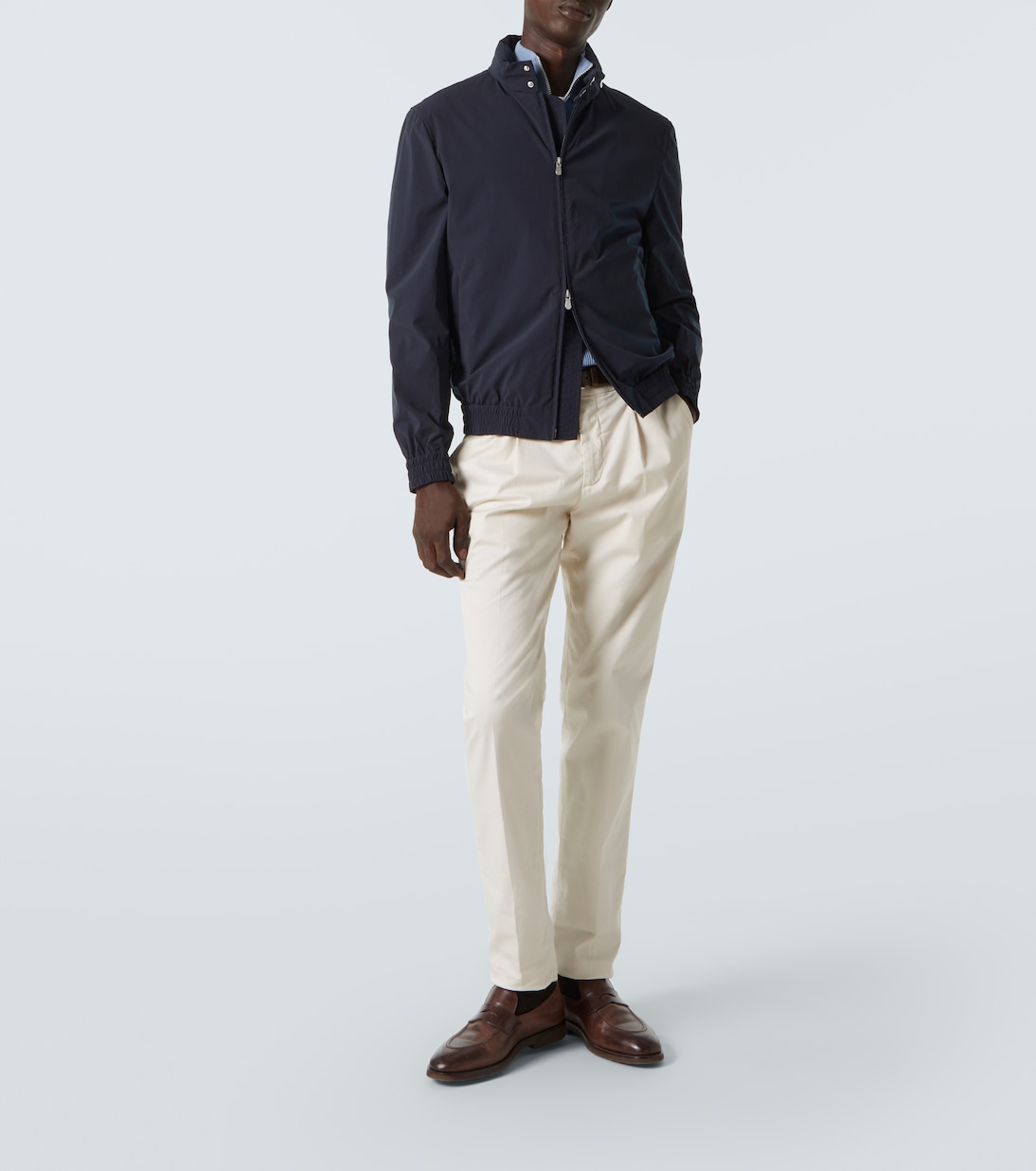 Bomber in canvas di cotone | Brunello Cucinelli