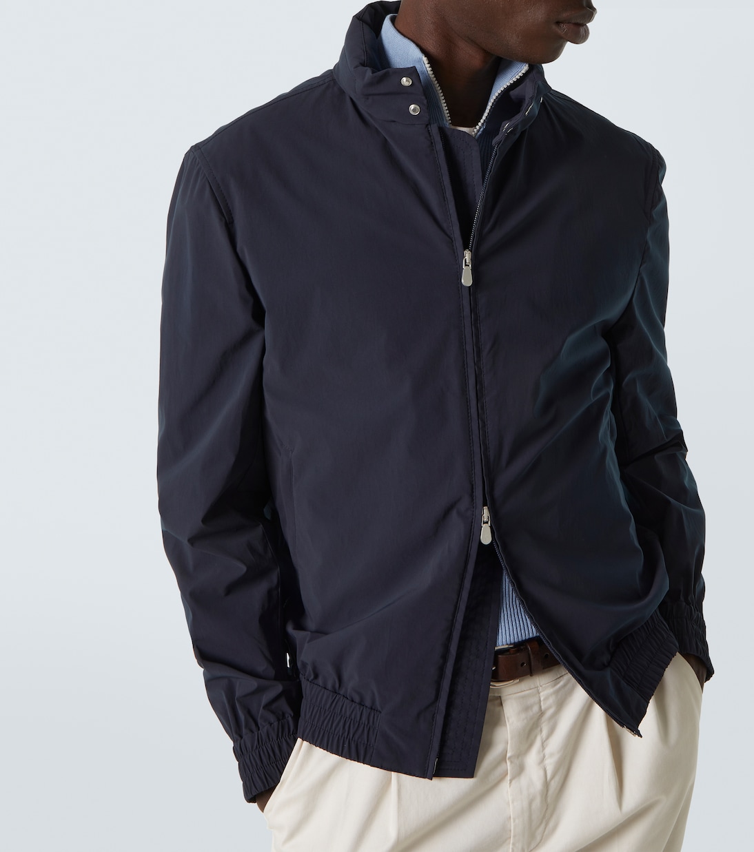 Bomber in canvas di cotone | Brunello Cucinelli