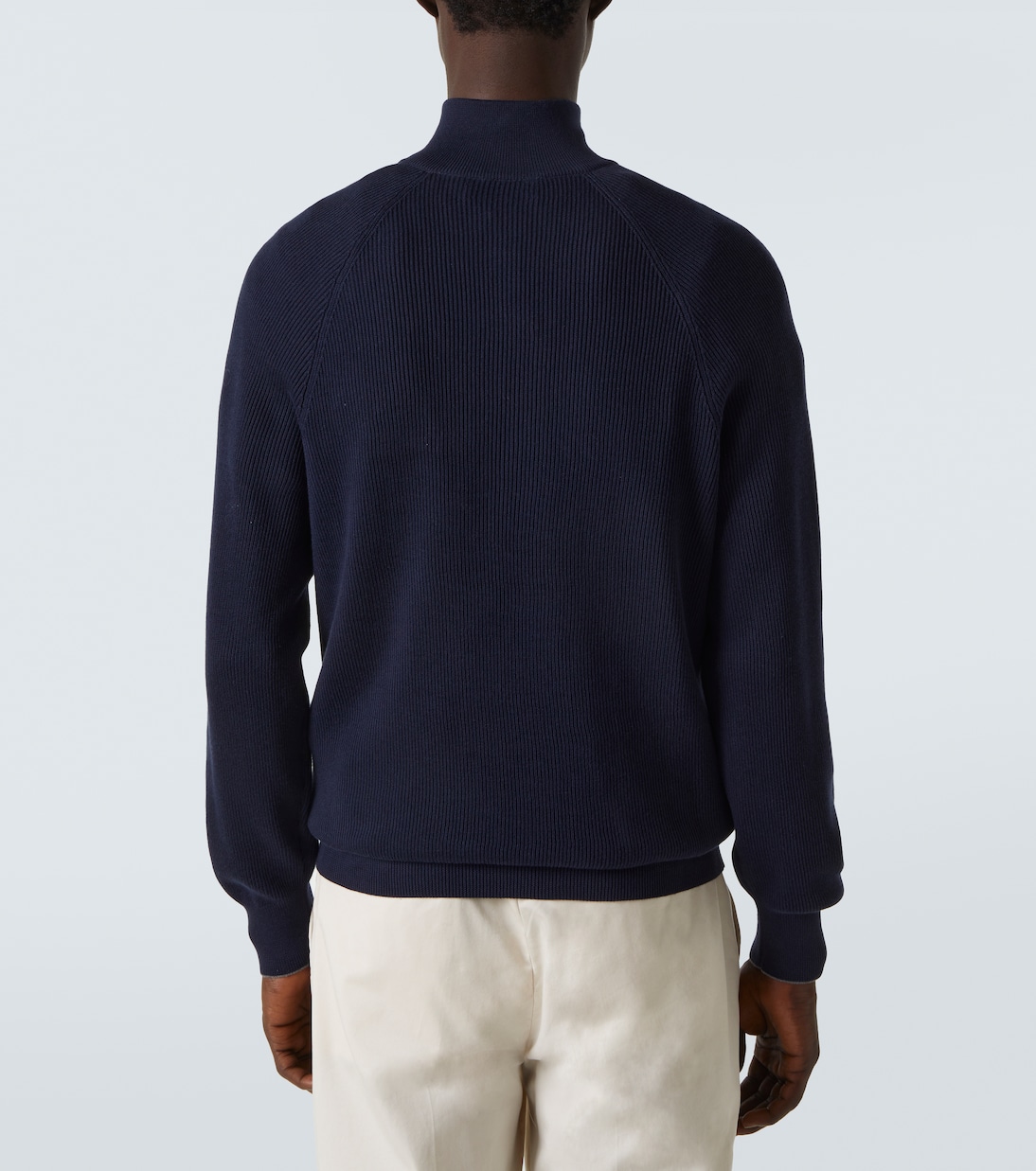 Pull zippé en coton | Brunello Cucinelli