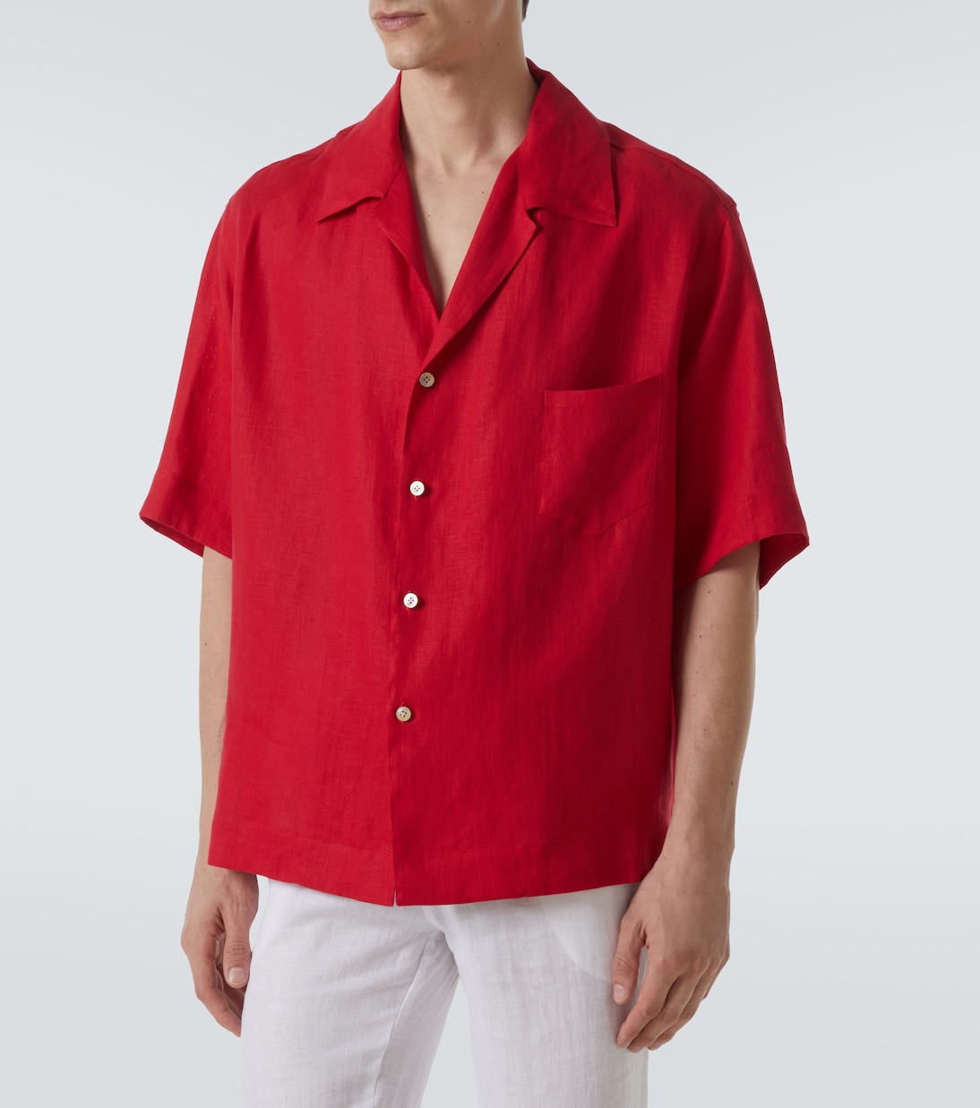 Hemd aus Leinen | Kiton