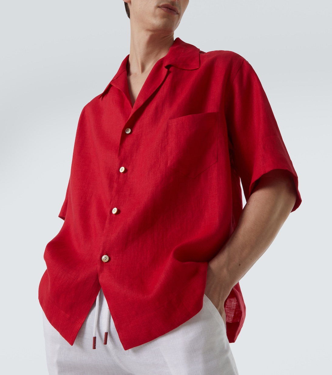 Hemd aus Leinen | Kiton