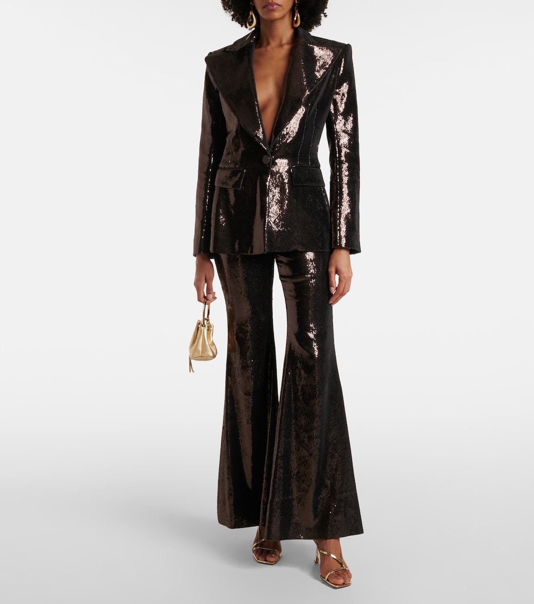 Schlaghose mit Pailletten | Nina Ricci