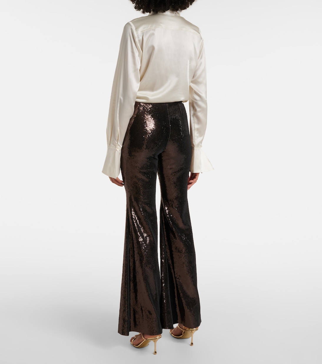 Schlaghose mit Pailletten | Nina Ricci