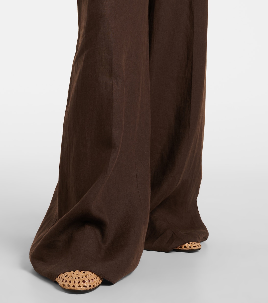 Pantaloni a gamba larga Sequoia in lino | Max Mara