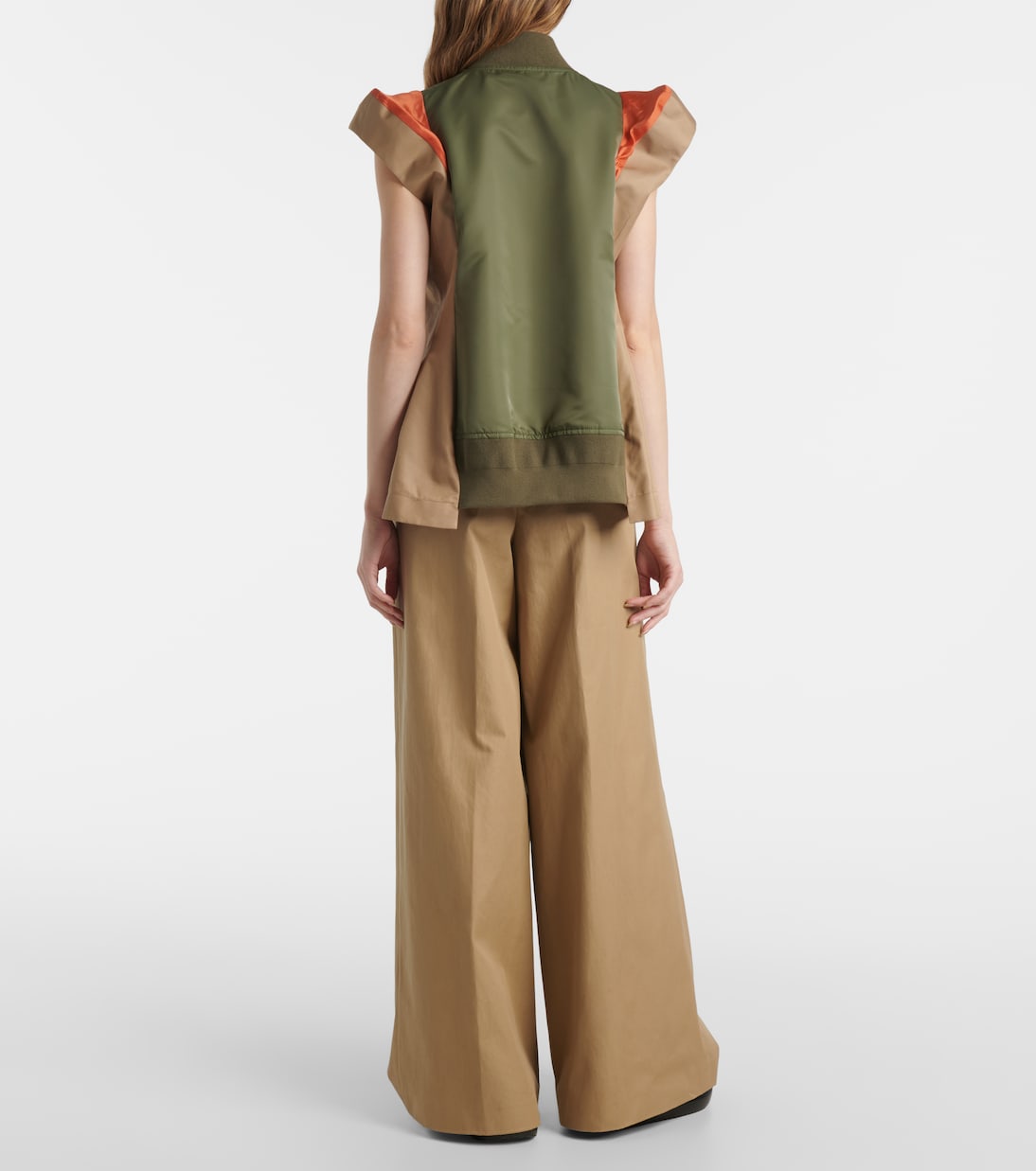 Weste aus Twill und Gabardine | Sacai