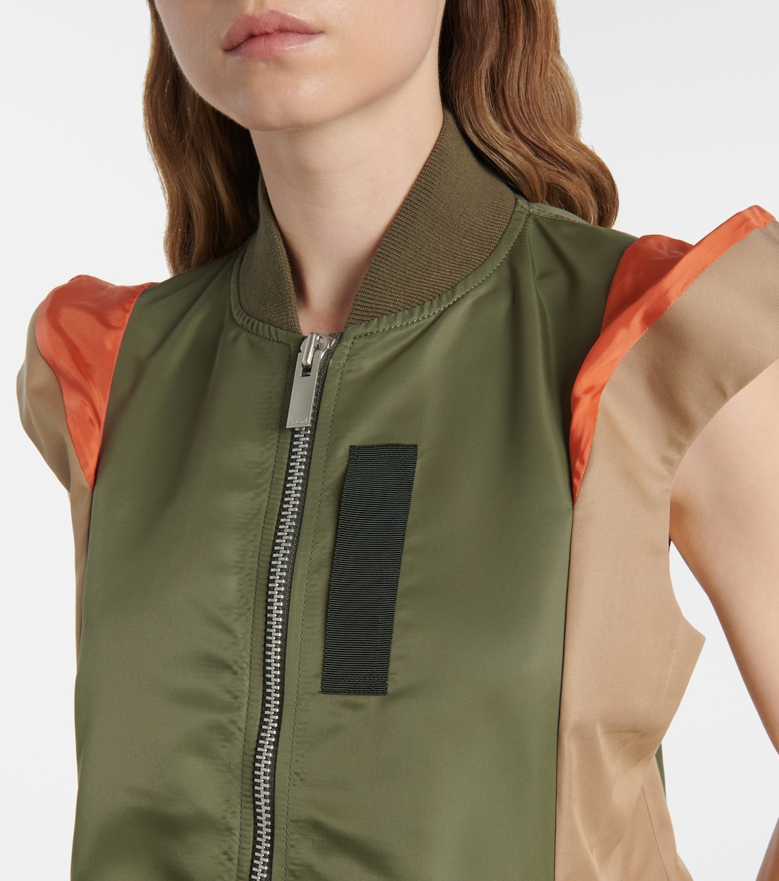 Weste aus Twill und Gabardine | Sacai