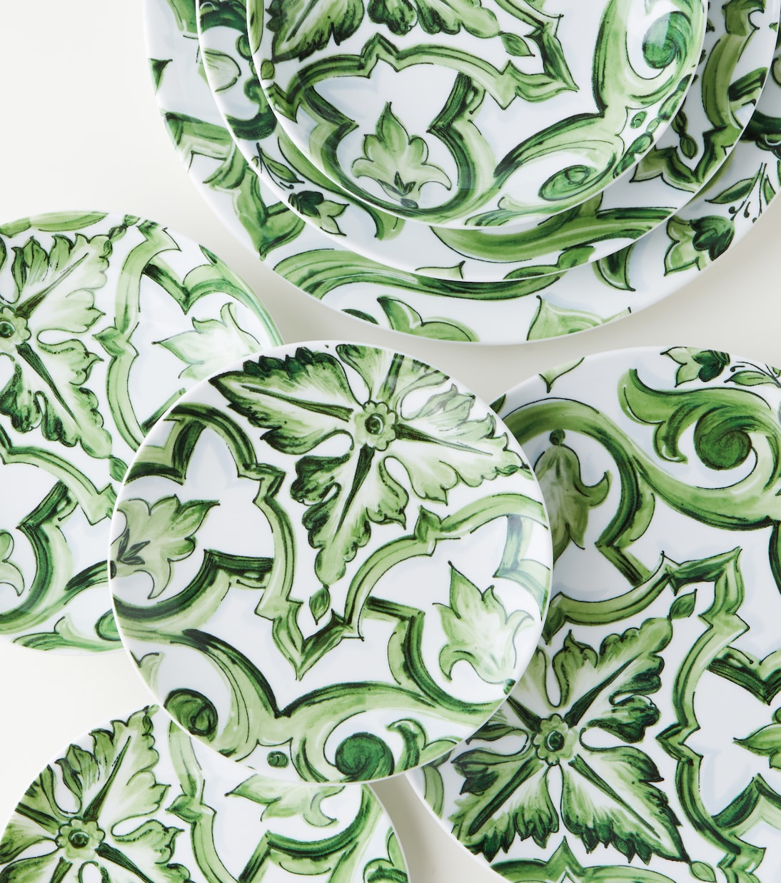 Assiette de présentation Majolica en porcelaine | Dolce&Gabbana Casa