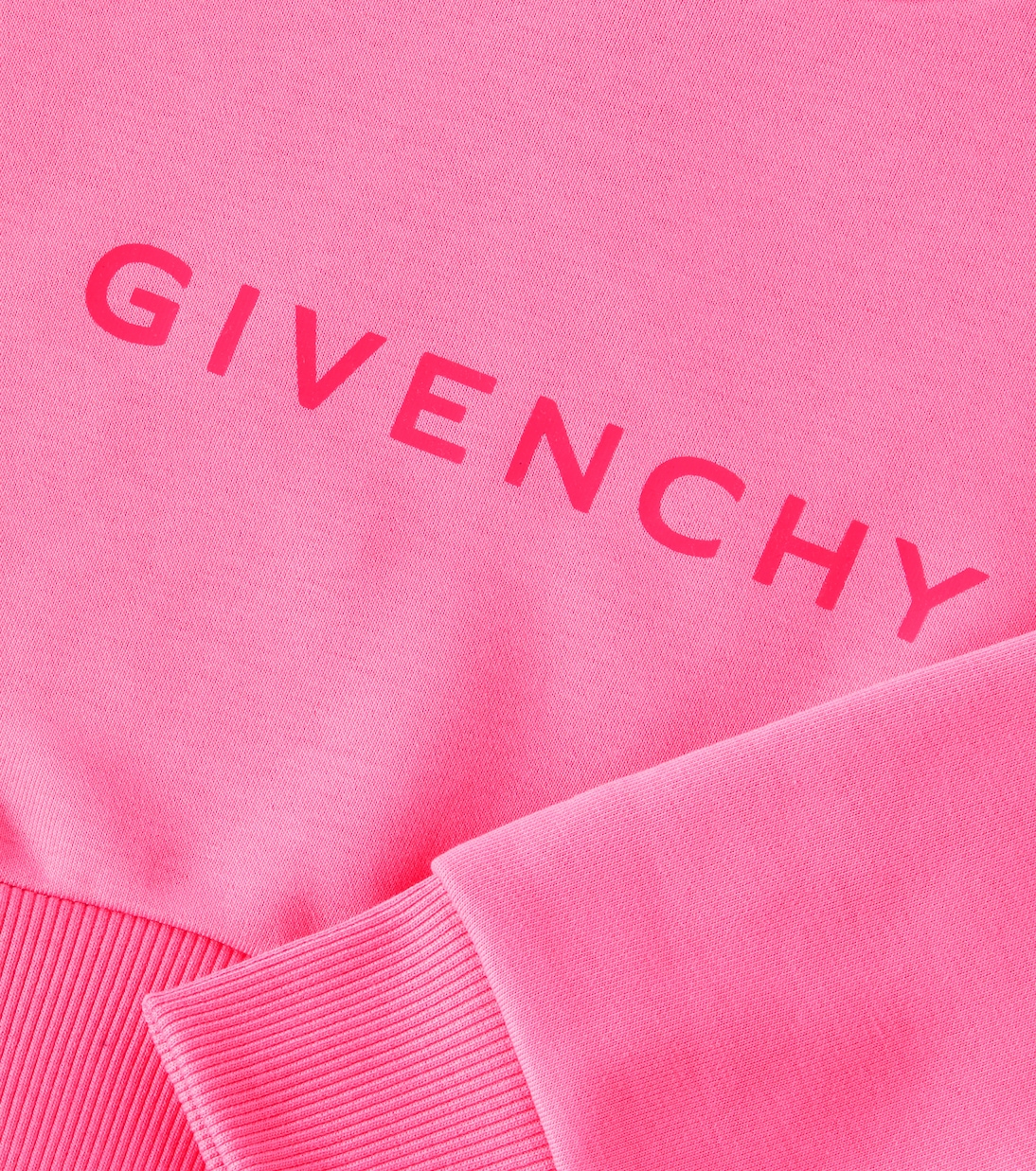 Felpa in misto cotone con logo | Givenchy Kids