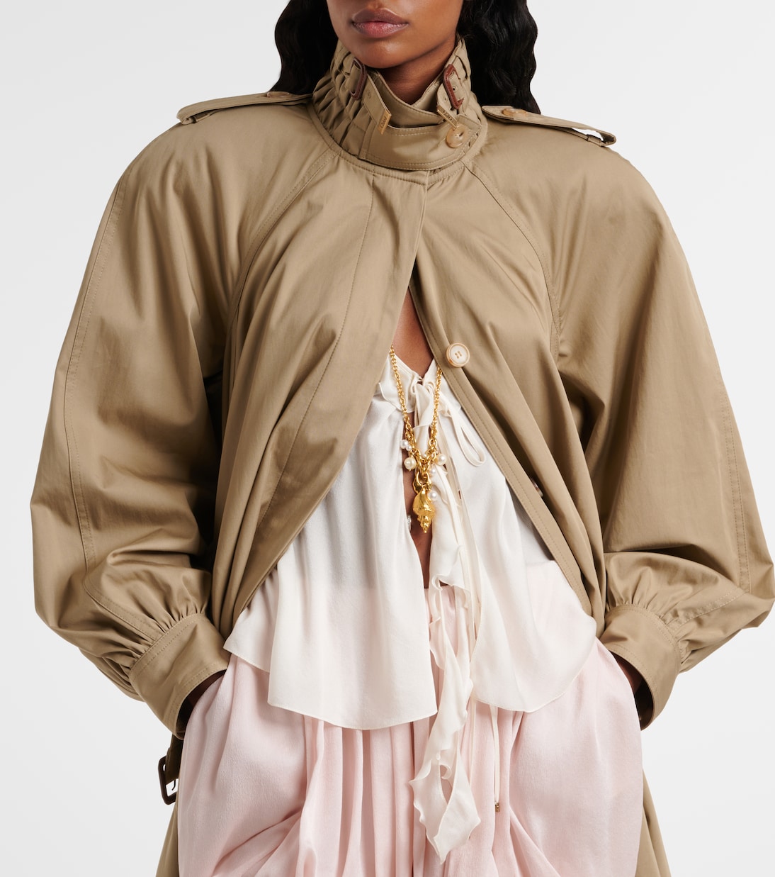 Gabardina en gabardina de algodón | Chloé