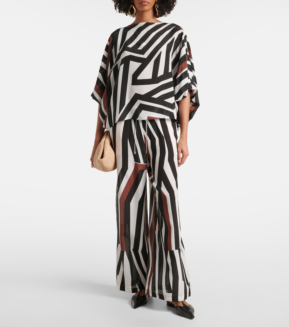 Top Camino in seta a righe | Max Mara