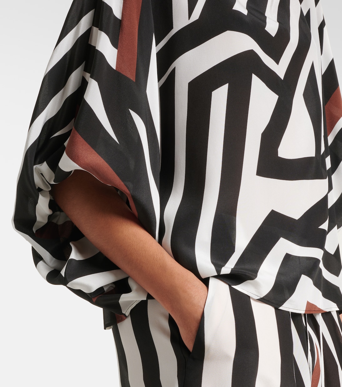 Top Camino in seta a righe | Max Mara