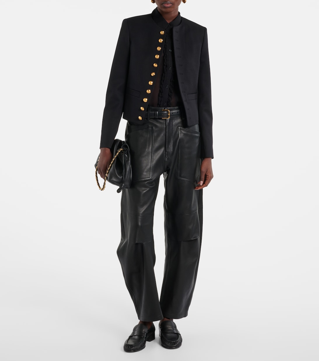 Pantaloni Shon in pelle | Nili Lotan