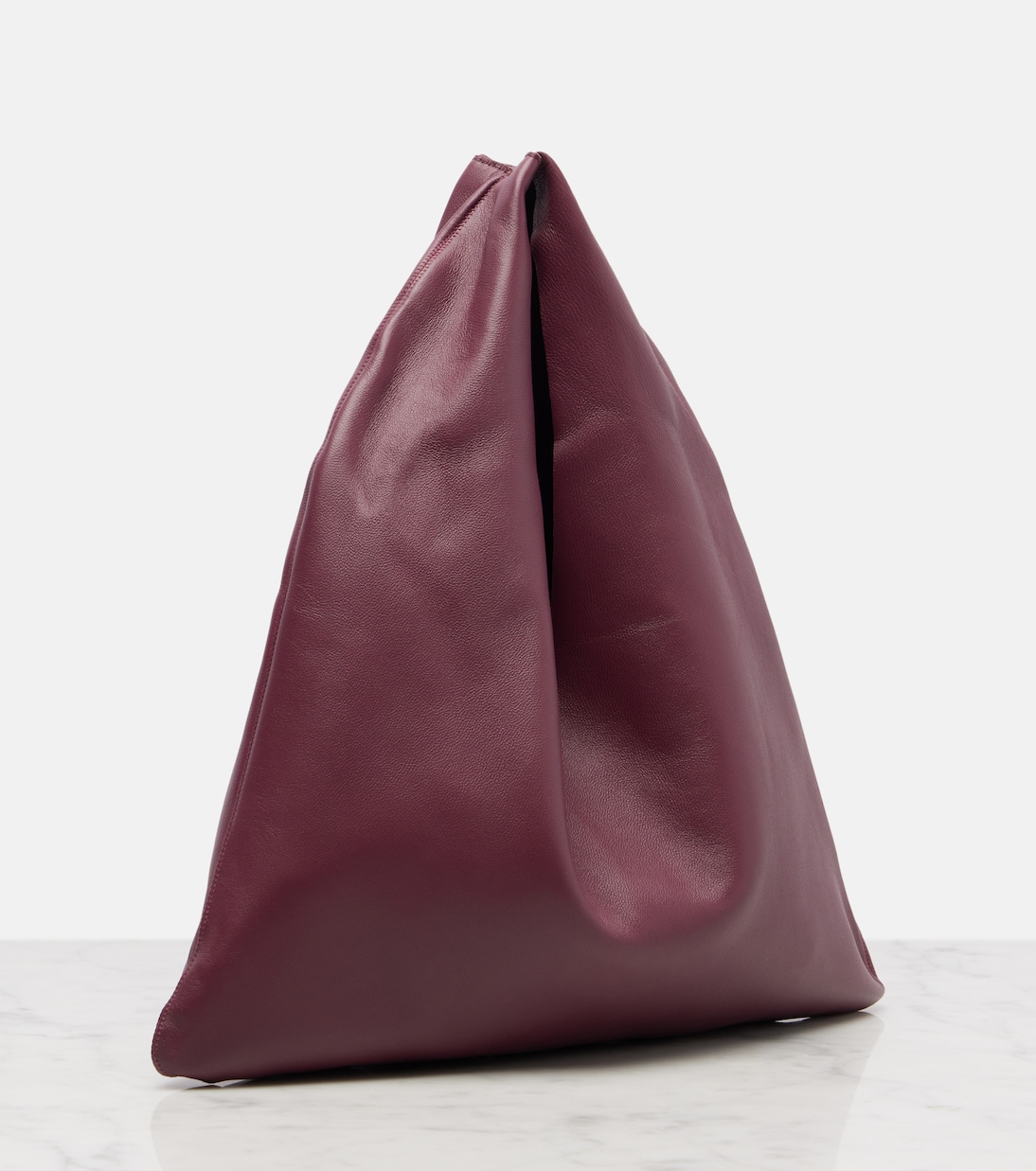 Bindle Small leather tote bag | The Row