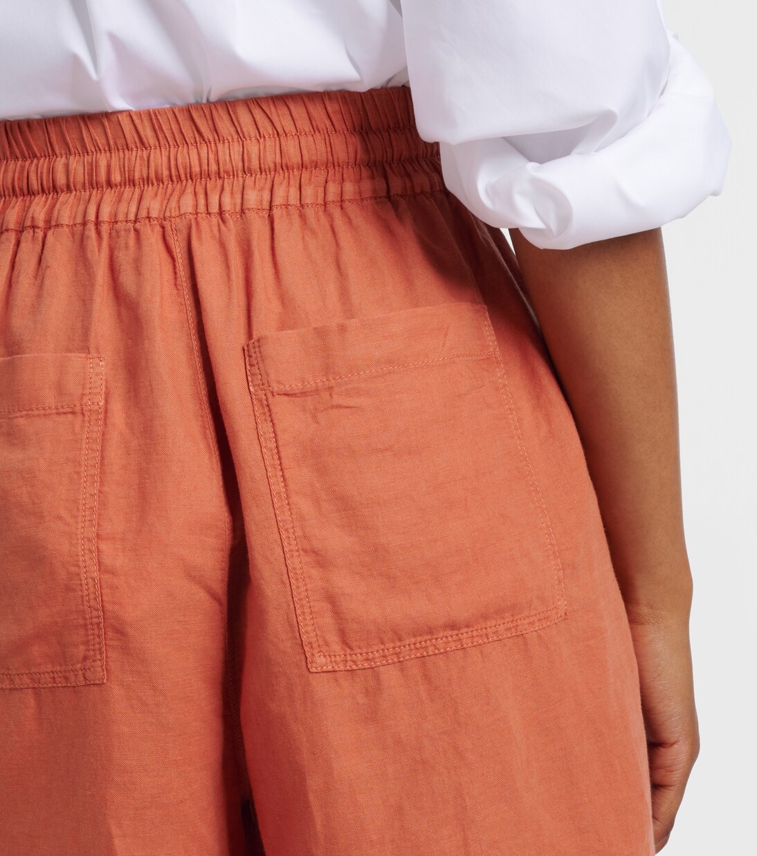 Linen and cotton Bermuda shorts | Brunello Cucinelli