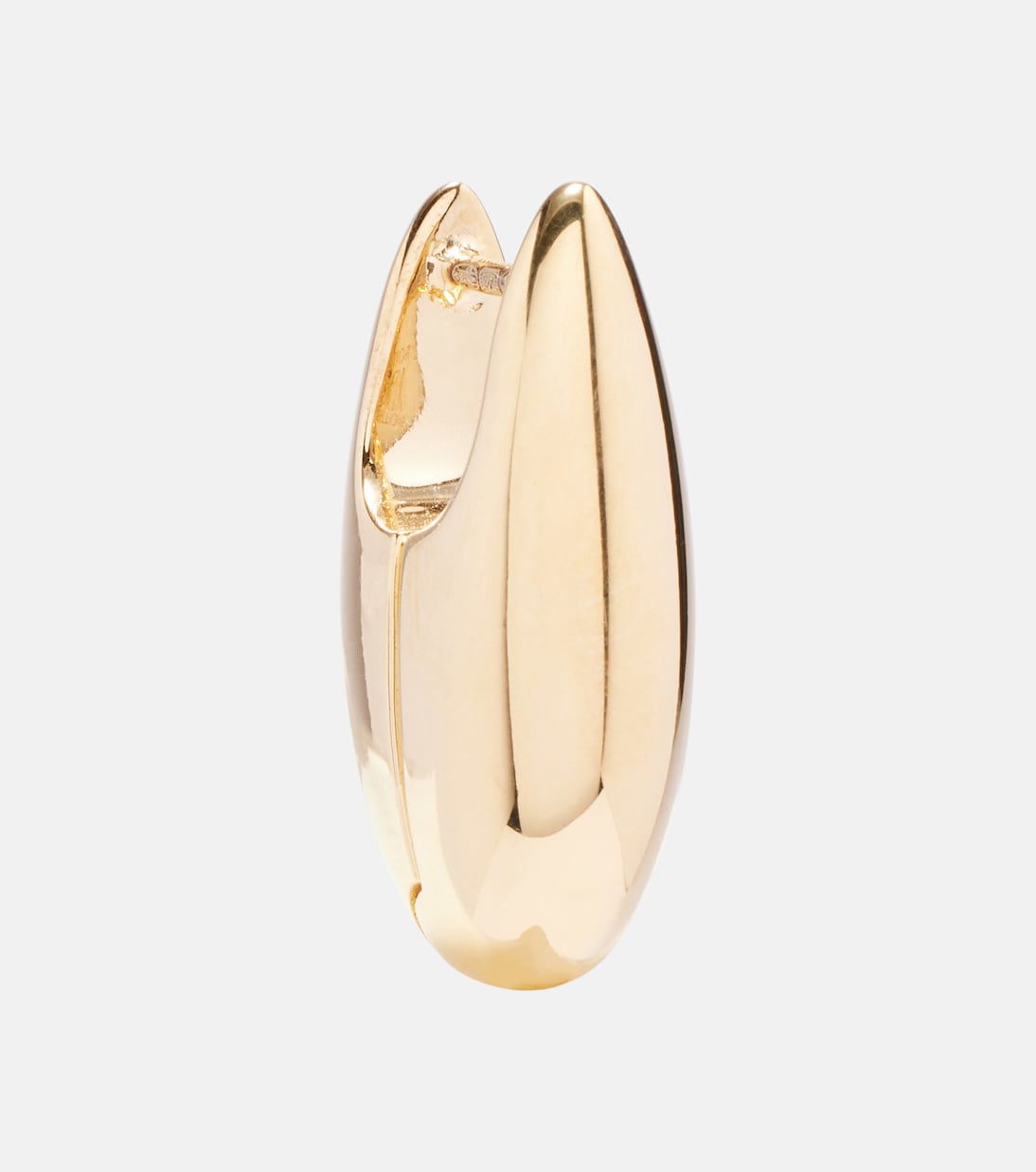Pendientes de plata de ley bañados en oro de 18 ct | Bottega Veneta