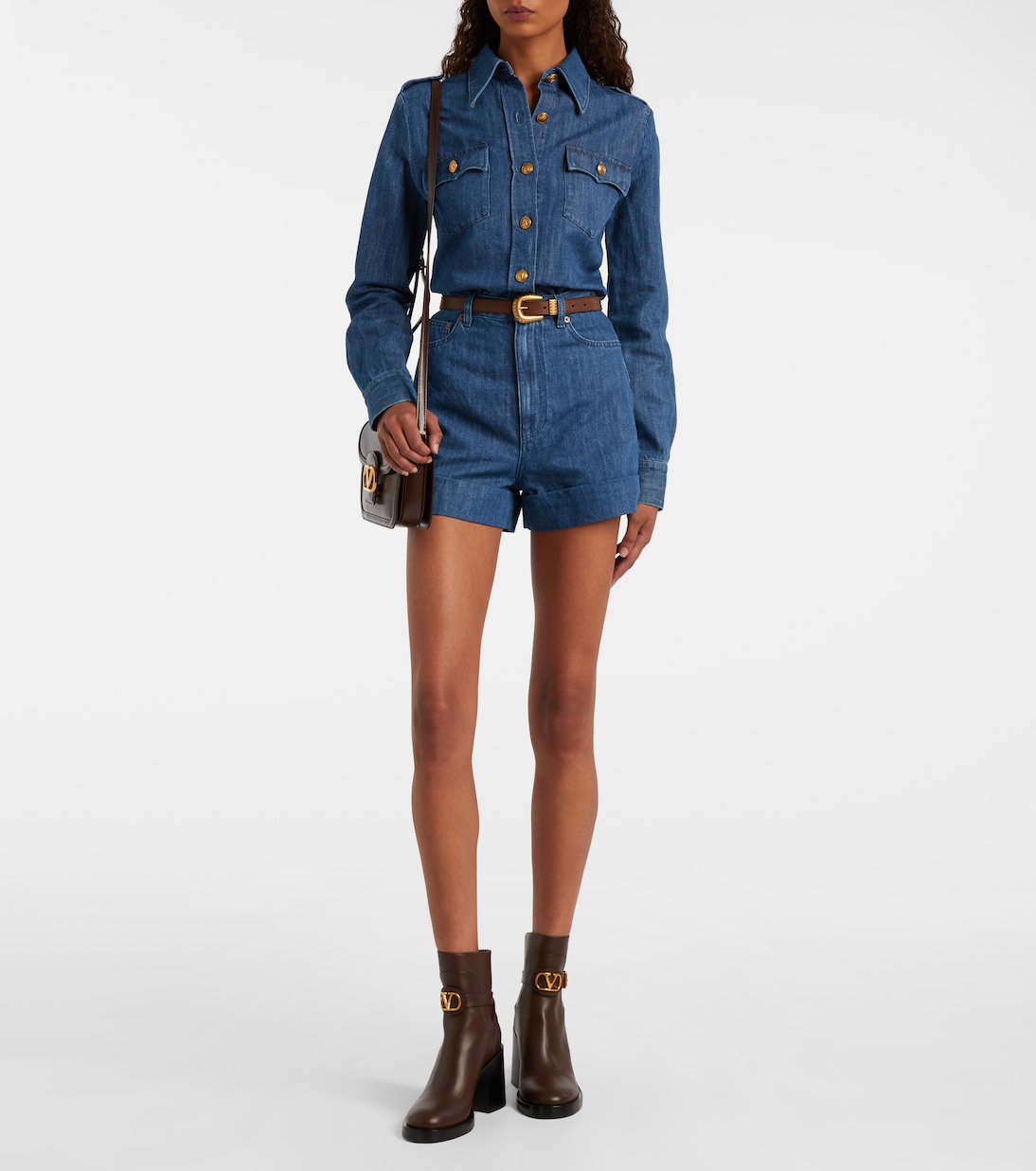VLogo 70 leather ankle boots | Valentino Garavani