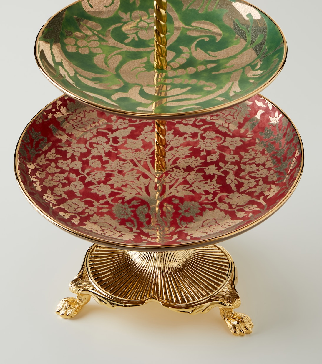 Fortuny tiered porcelain dessert server | L'Objet