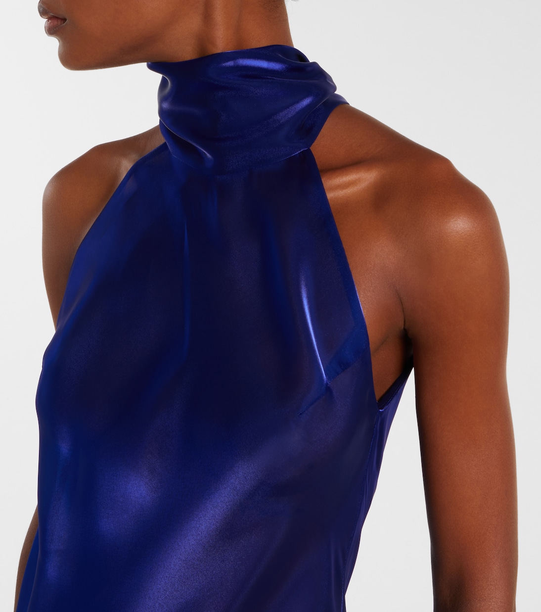 Sienna semi-sheer organza gown  | Galvan