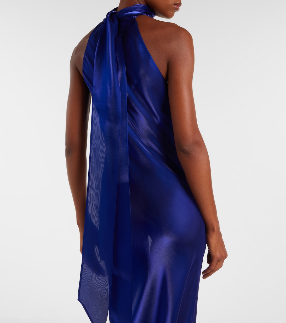 Sienna semi-sheer organza gown  | Galvan