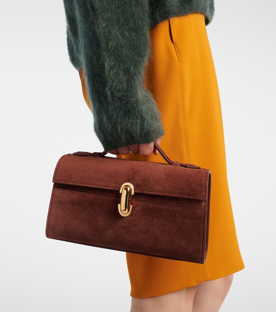 Symmetry suede tote bag | Savette