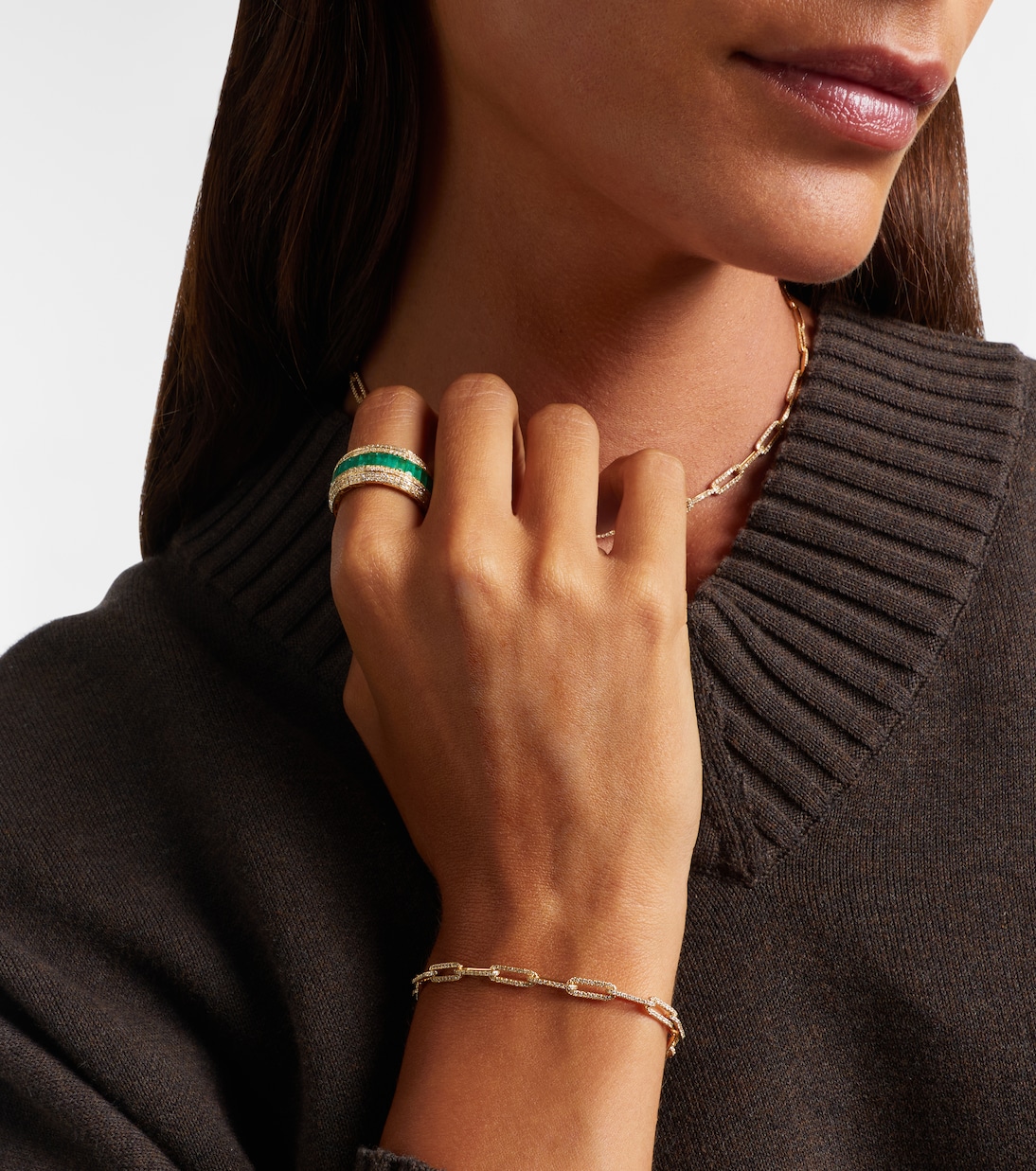 Bracciale in oro 18kt con diamanti | Shay Jewelry
