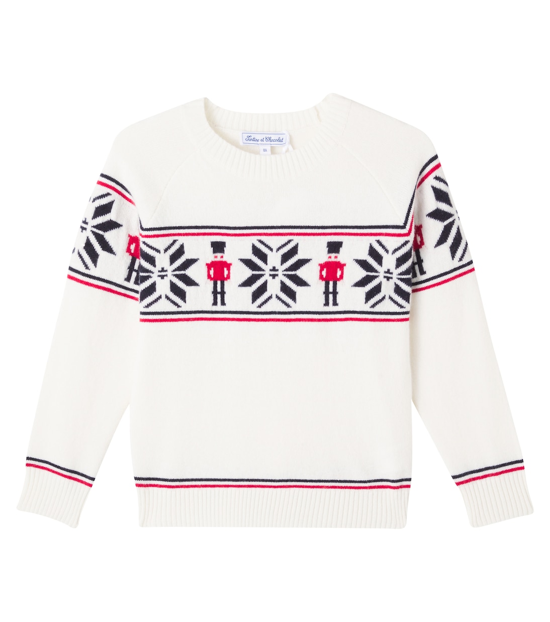 Pull intarsia en laine | Tartine et Chocolat