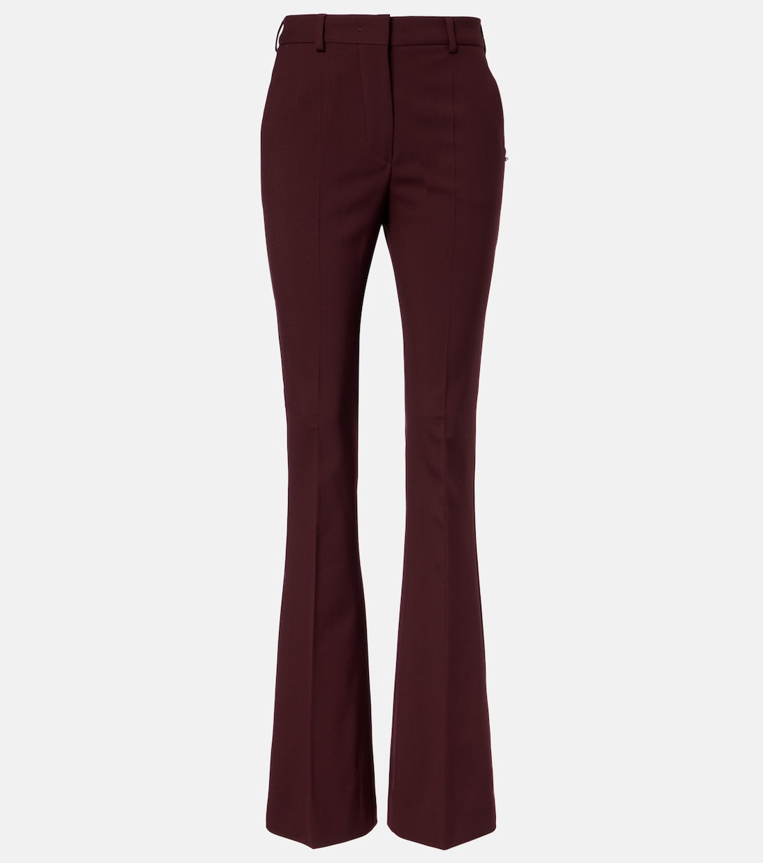 Febe high-rise wool-blend flared pants | Sportmax
