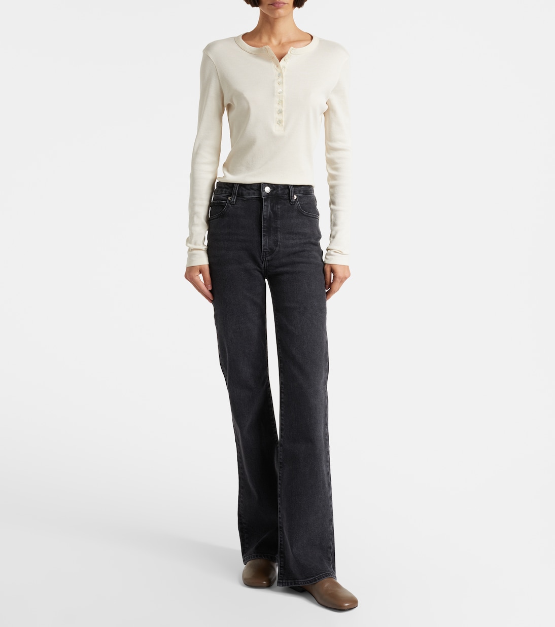 Arrow high-rise bootcut jeans | Frame