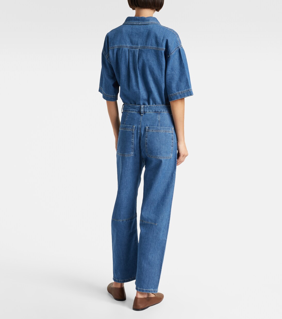 Farah high-rise tapered jeans | Velvet