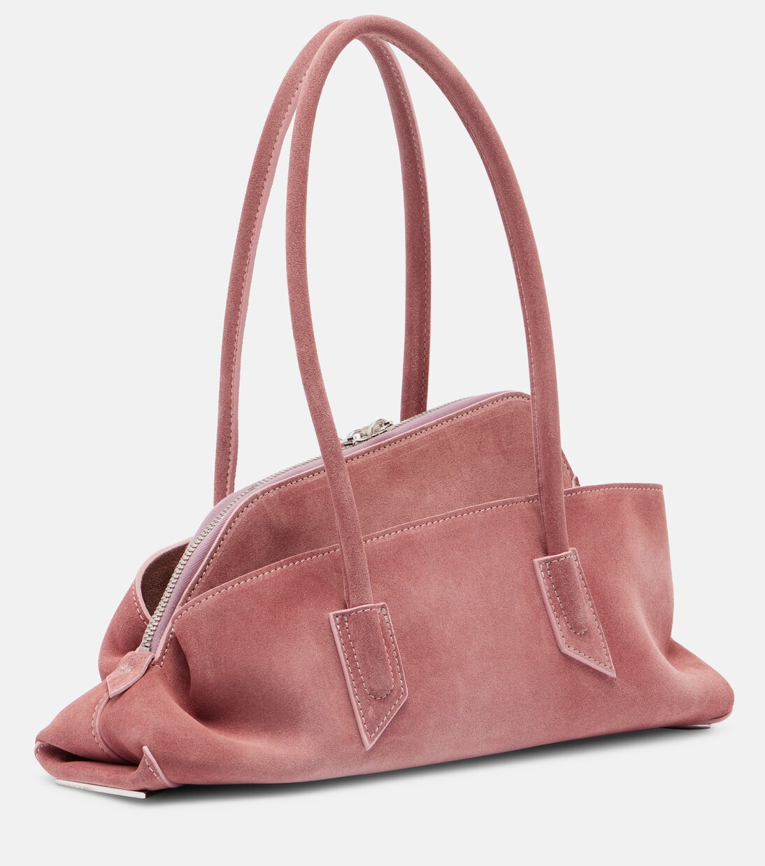 La Passeggiata Small suede tote bag | The Attico