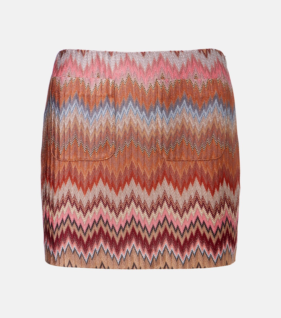 Zig Zag lamé miniskirt | Missoni