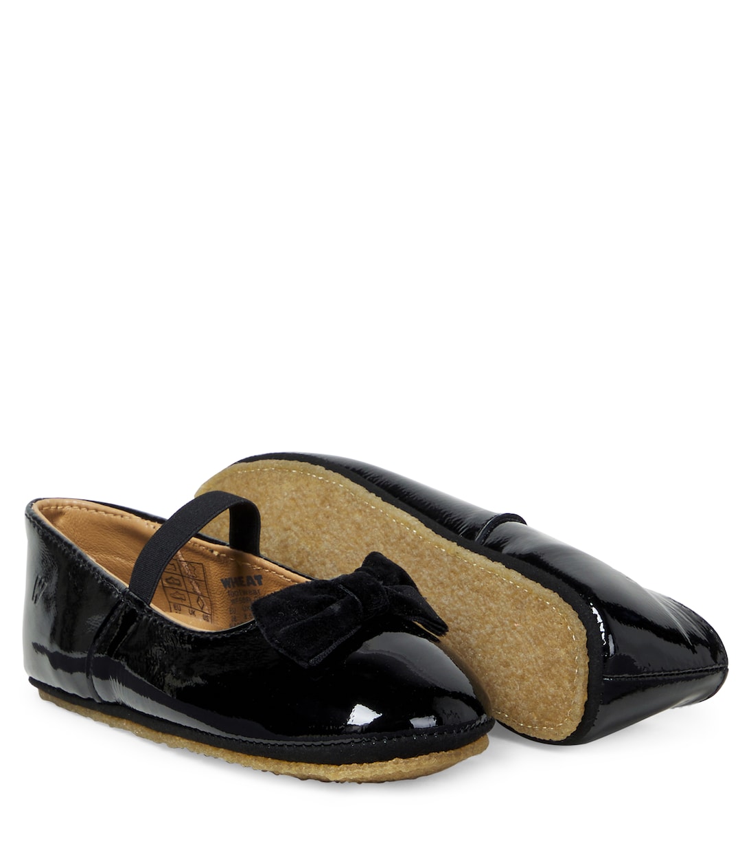 Rosen patent leather Mary Jane flats | Wheat