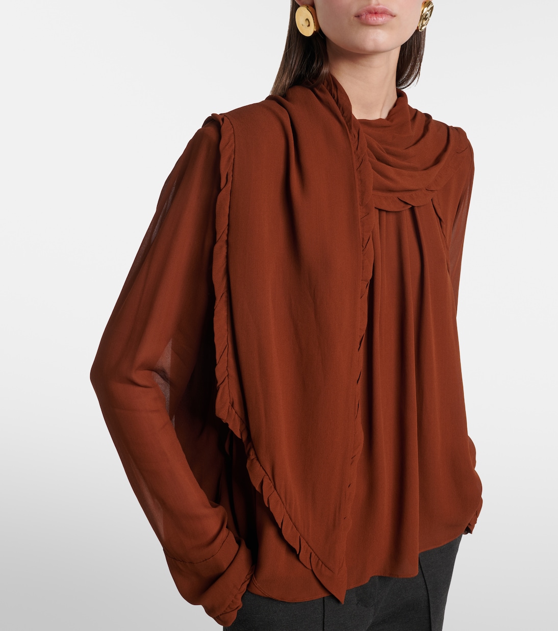 Sheer Twist georgette blouse | Dorothee Schumacher