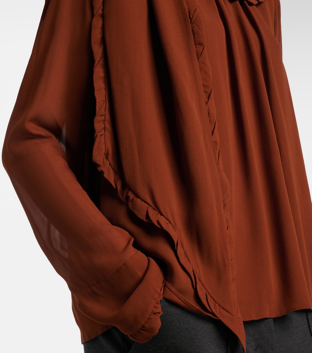 Sheer Twist georgette blouse | Dorothee Schumacher