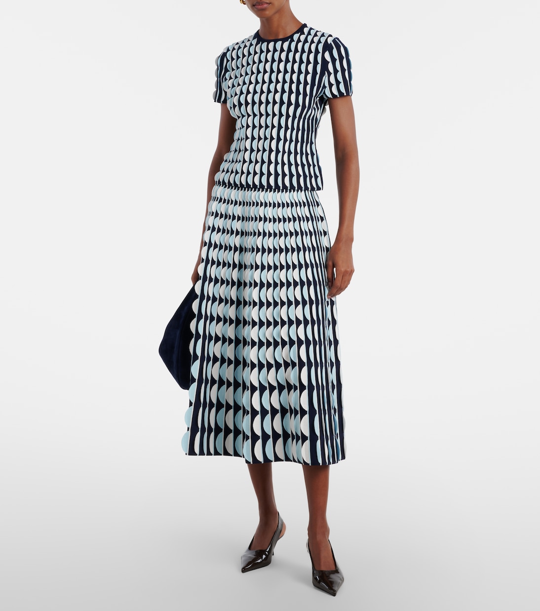 Kendra knitted scalloped top | Simkhai