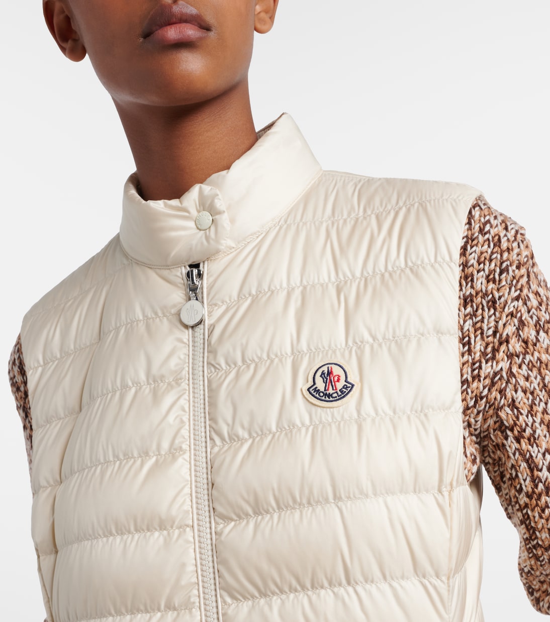 Chaleco de plumas con logo | Moncler