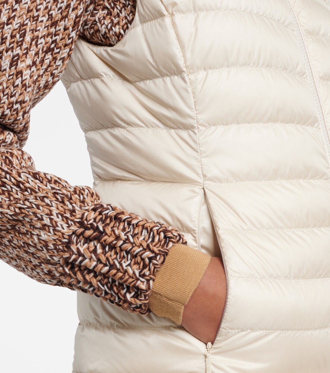 Chaleco de plumas con logo | Moncler