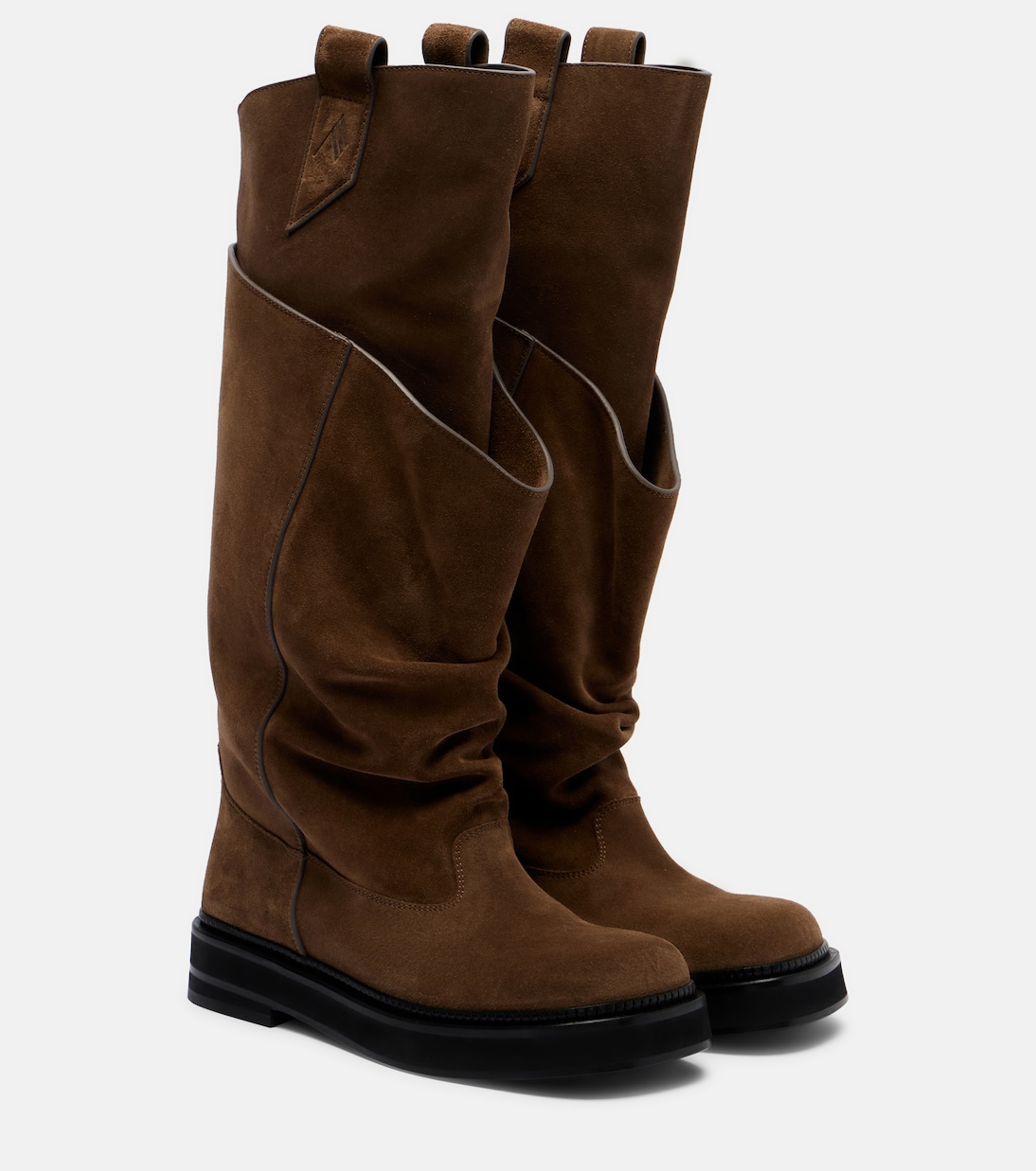 Passeggiata suede combat boots | The Attico