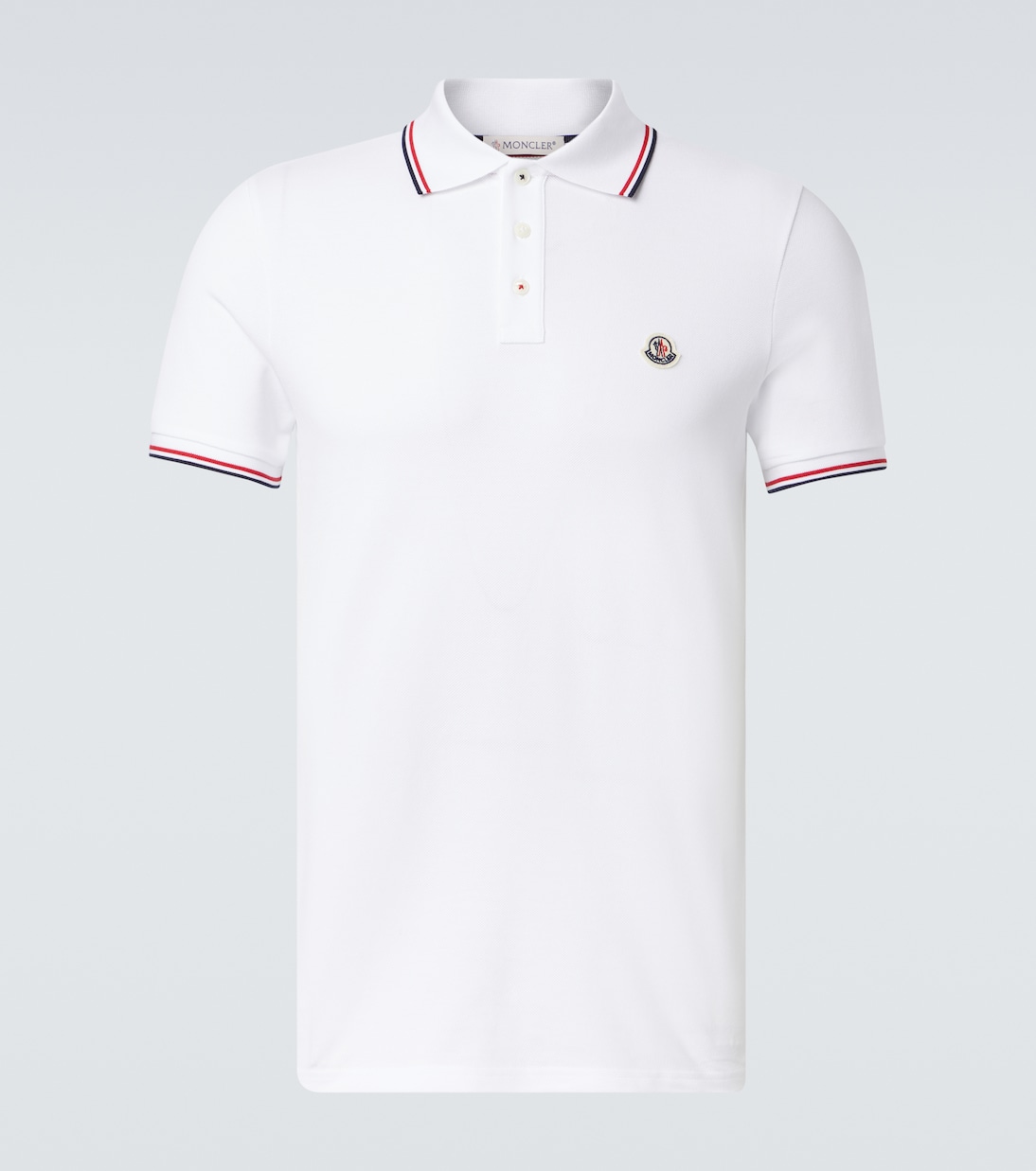 Permanent cotton jersey polo shirt | Moncler