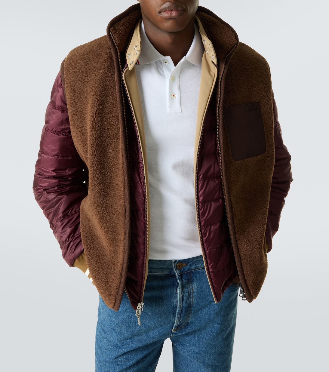 Permanent cotton jersey polo shirt | Moncler