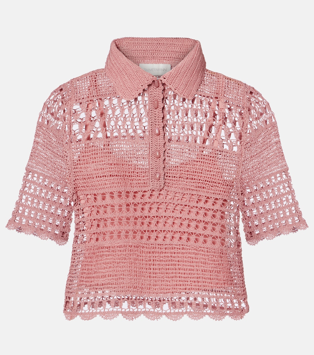 Wanderlust crochet cotton-blend top | Zimmermann