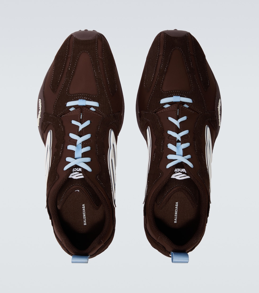 Monday Ultra corduroy-trimmed sneakers | Balenciaga